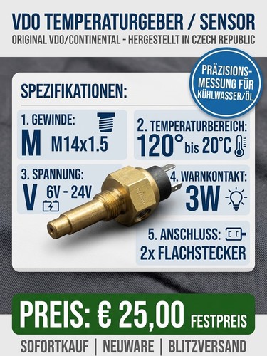 Vdo temperaturgeber - vdo,